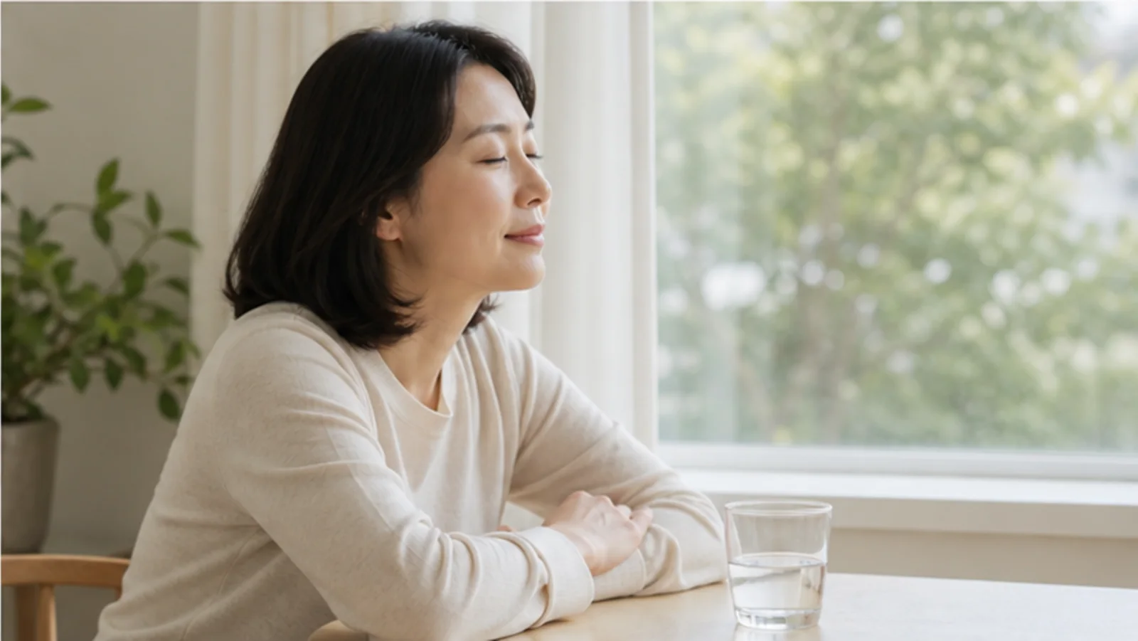 안구건조증 증상과 렌즈삽입술 눈 속 조건을 상담하는 내원자와 의료진