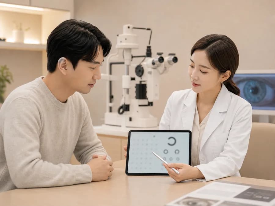 기존 수술 후에도 시야가 선명하지 않으신 분 이미지